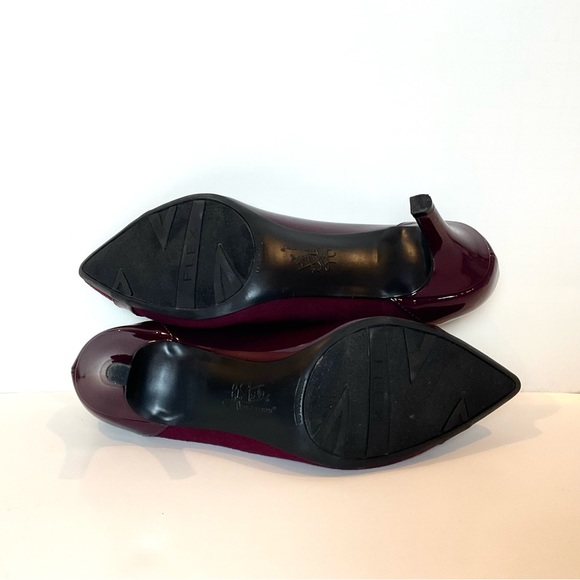 LifeStride Spencer Pointed Toe Heels Eco Suede Patent Pumps 7.5 - Picture 10 of 13